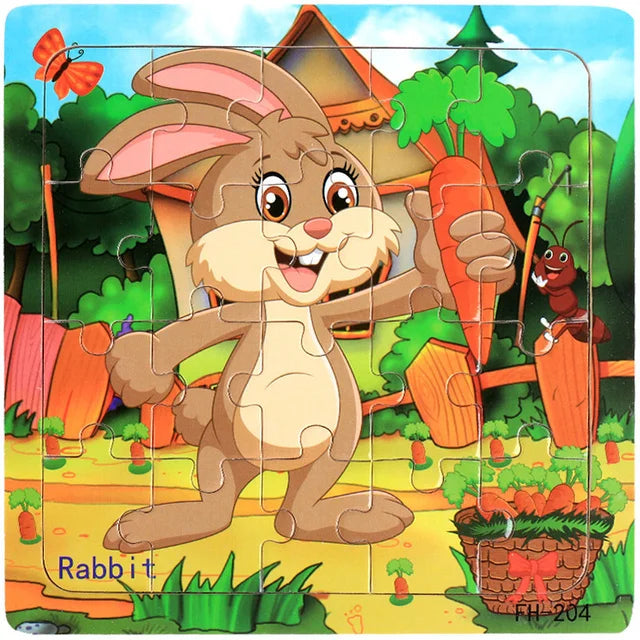 Kids Learning Puzzle Set