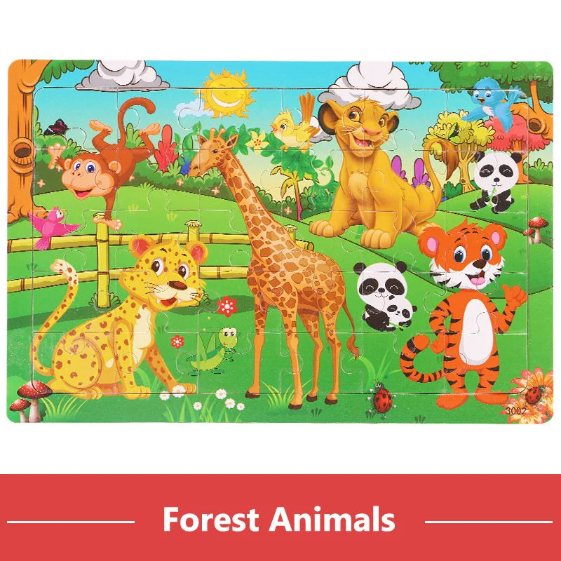 30 Piece Educational Kids Jigsaw Puzzle