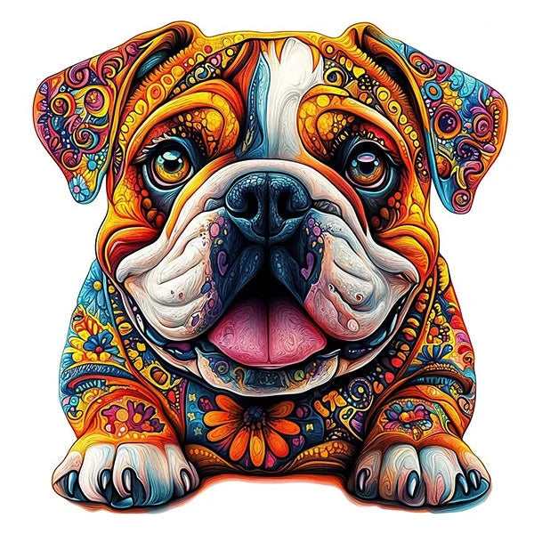 Colourful Animal Wooden Puzzle Collection