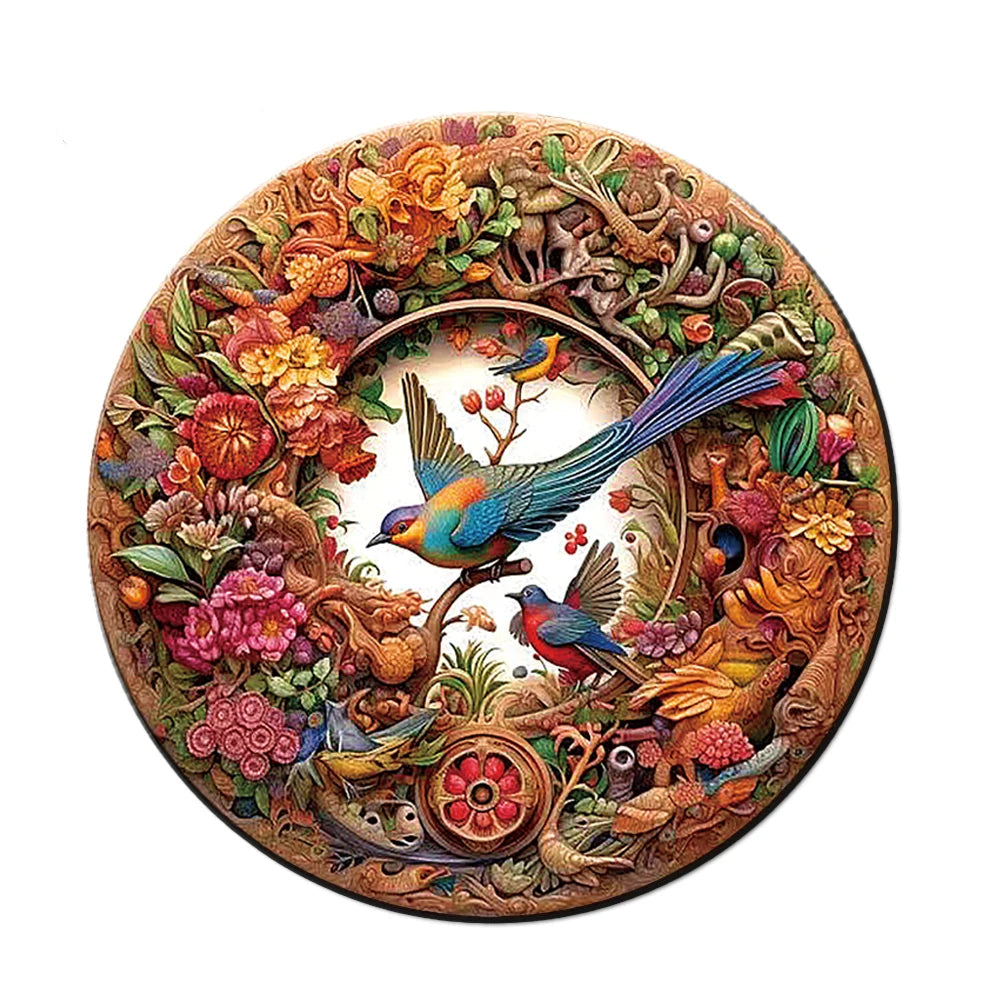 Enchanted Songbirds Wooden Puzzle