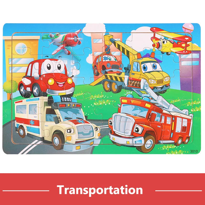 30 Piece Educational Kids Jigsaw Puzzle