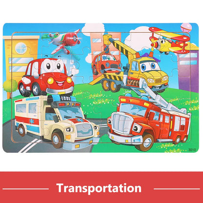30 Piece Educational Kids Jigsaw Puzzle
