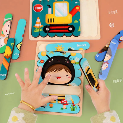 Flip & Learn Puzzle Board