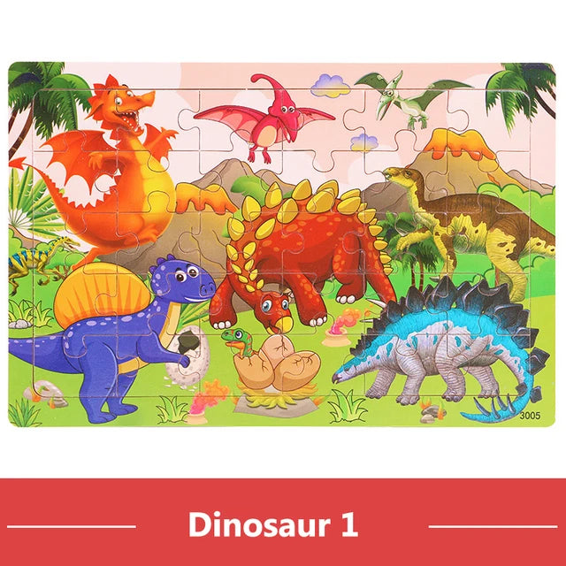 30 Piece Educational Kids Jigsaw Puzzle