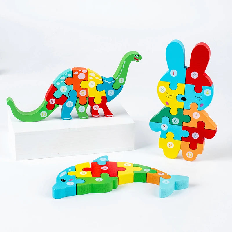 Number Animal Puzzle