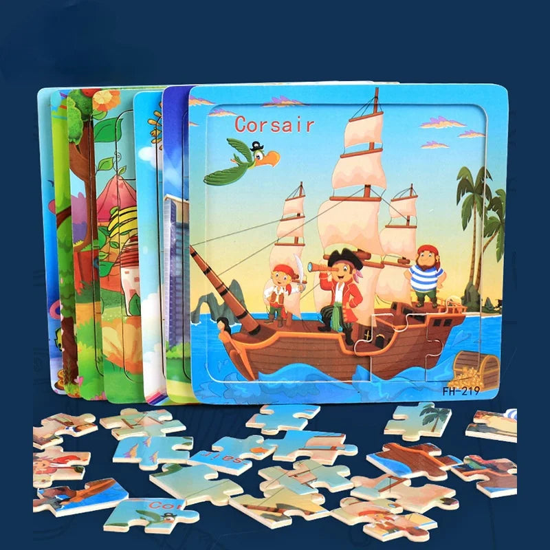 Kids Learning Puzzle Set