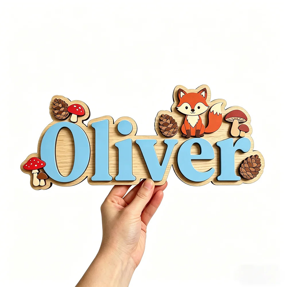 Woodland Name Sign