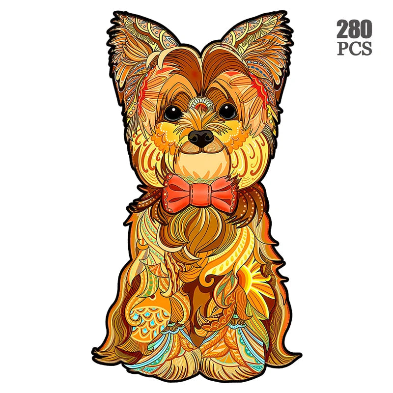 Colorful Dogs Wooden Puzzle Collection