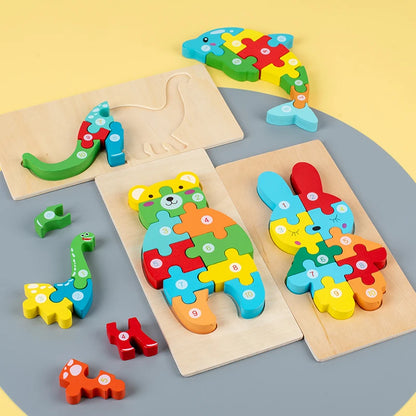 Number Animal Puzzle