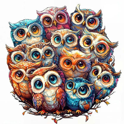 Colourful Animal Wooden Puzzle Collection