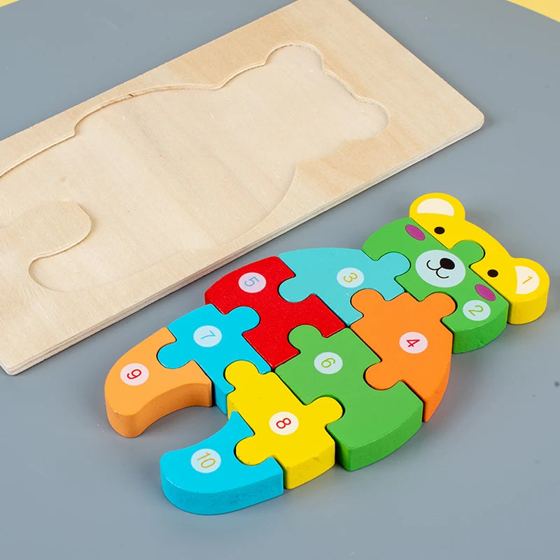 Number Animal Puzzle
