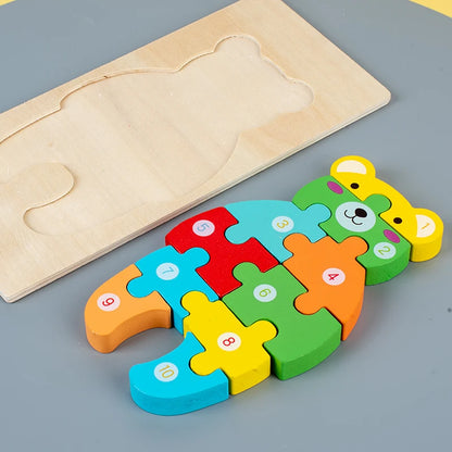 Number Animal Puzzle