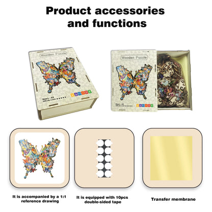 Butterfly Dance Wooden Puzzle
