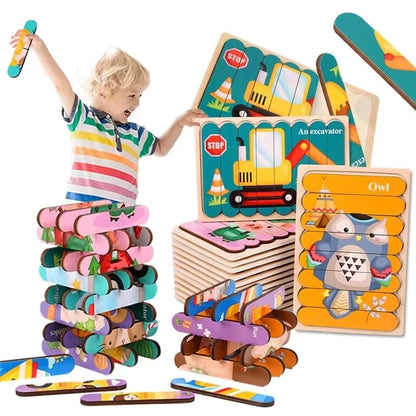 Flip & Learn Puzzle Board
