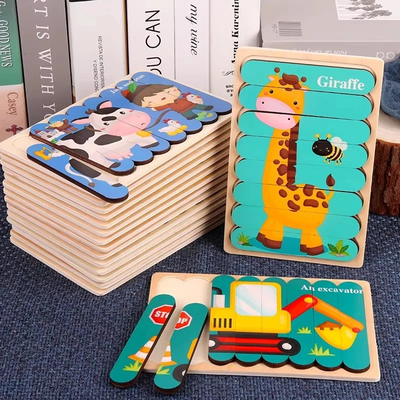 Flip & Learn Puzzle Board