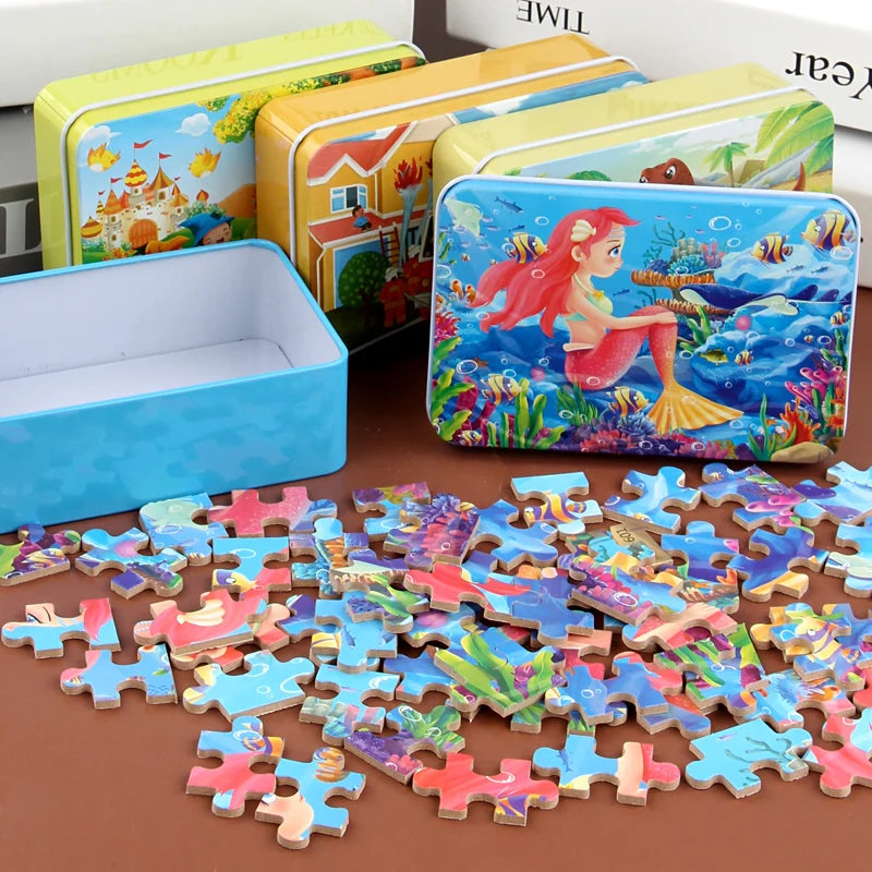 Pocket Puzzle Tin 60 pcs