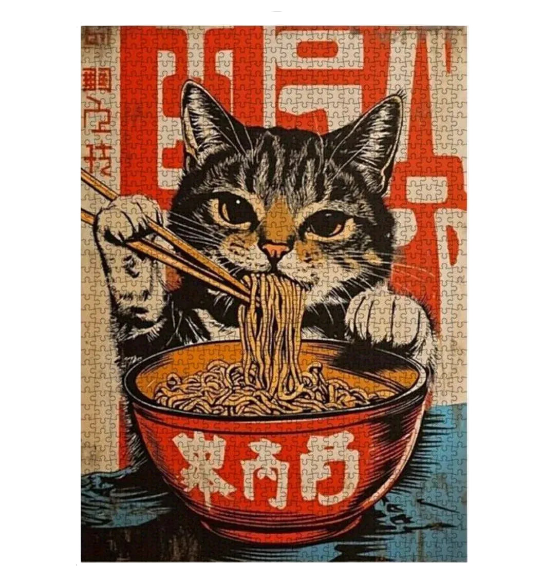 Ramen Cat - 1000 pieces