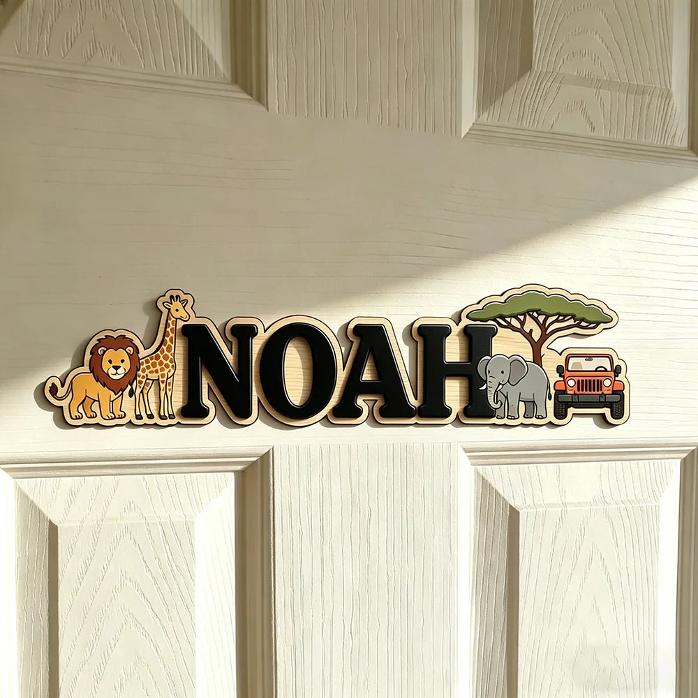 Safari Name Sign