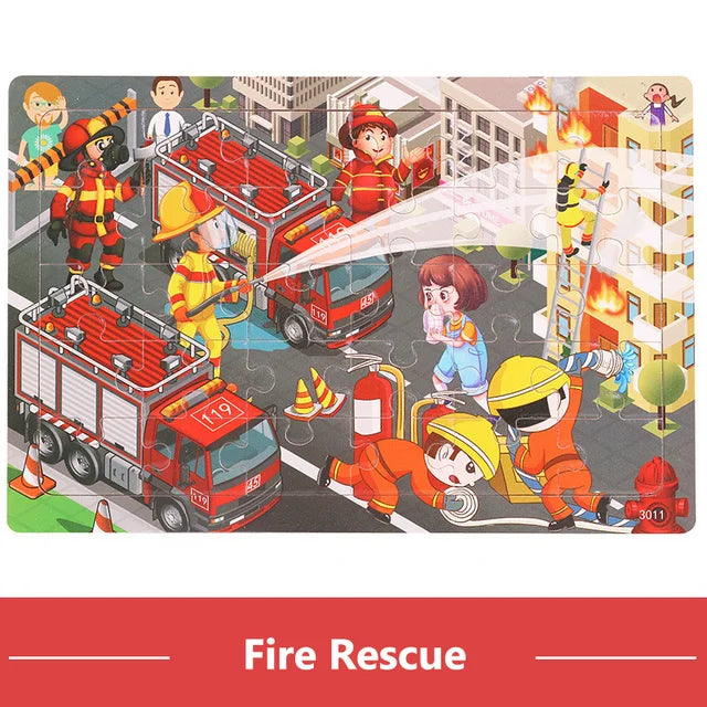 30 Piece Educational Kids Jigsaw Puzzle