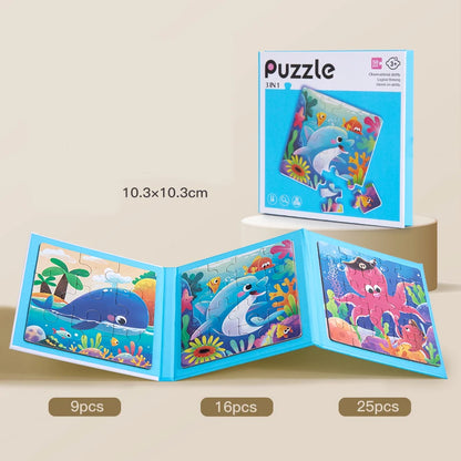 3-in-1 Puzzle Box