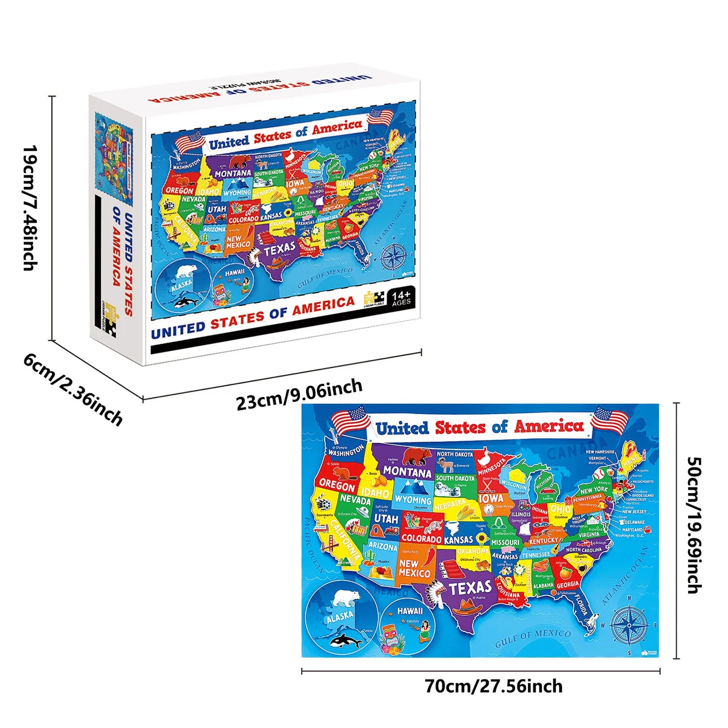1000 Pieces - United States of America