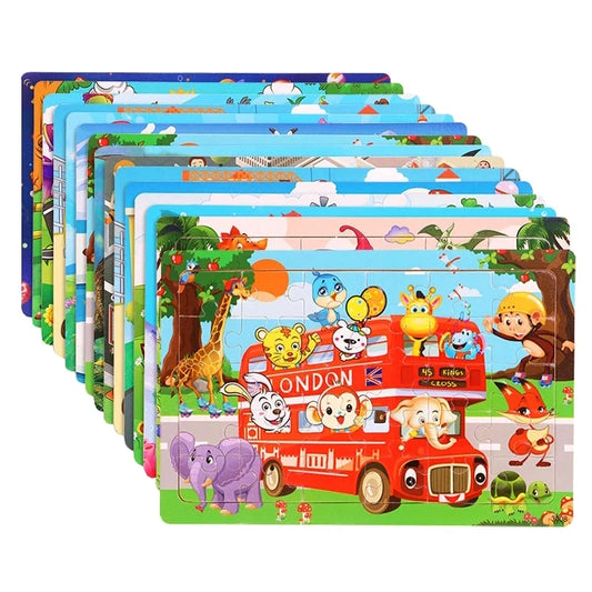 30 Piece Educational Kids Jigsaw Puzzle