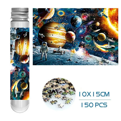 150 Piece Mini Tube Jigsaw Puzzle Collection
