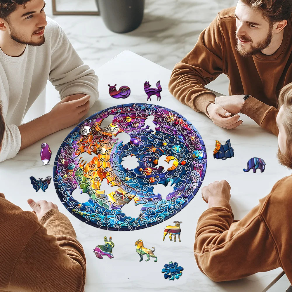 Solar System Wooden Puzzle