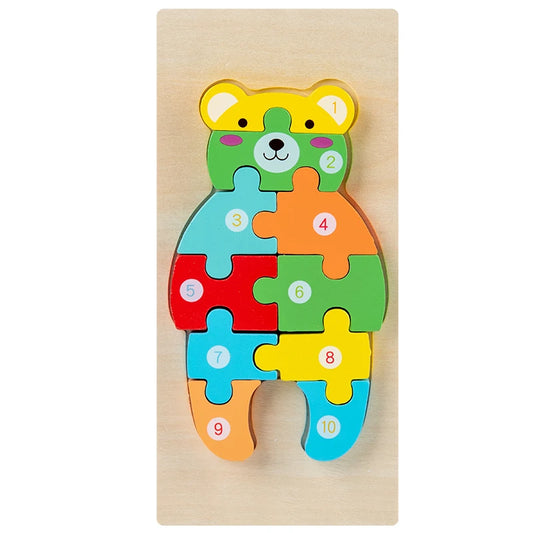 Number Animal Puzzle