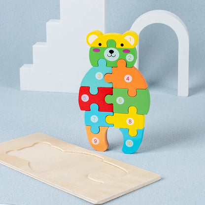 Number Animal Puzzle
