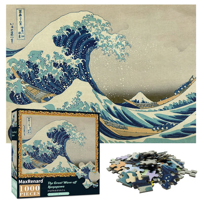 1000 Piece The Great Wave off Kanagawa Jigsaw Puzzle
