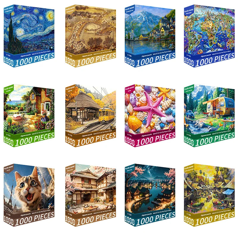 1000 Piece Landscape Jigsaw Puzzle Collection