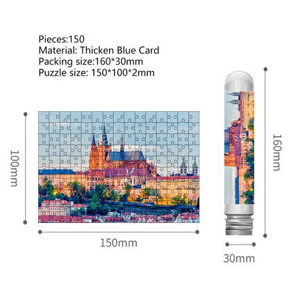 150 Piece Mini Tube Jigsaw Puzzle Collection