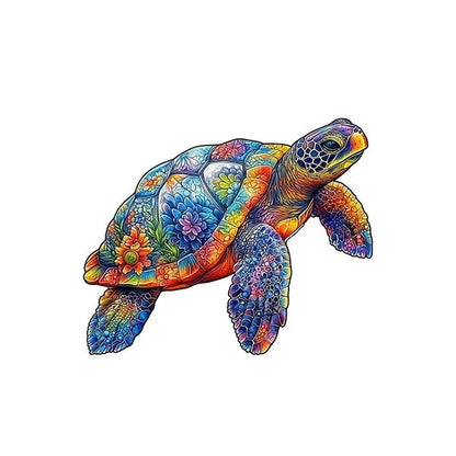 Colourful Animal Wooden Puzzle Collection