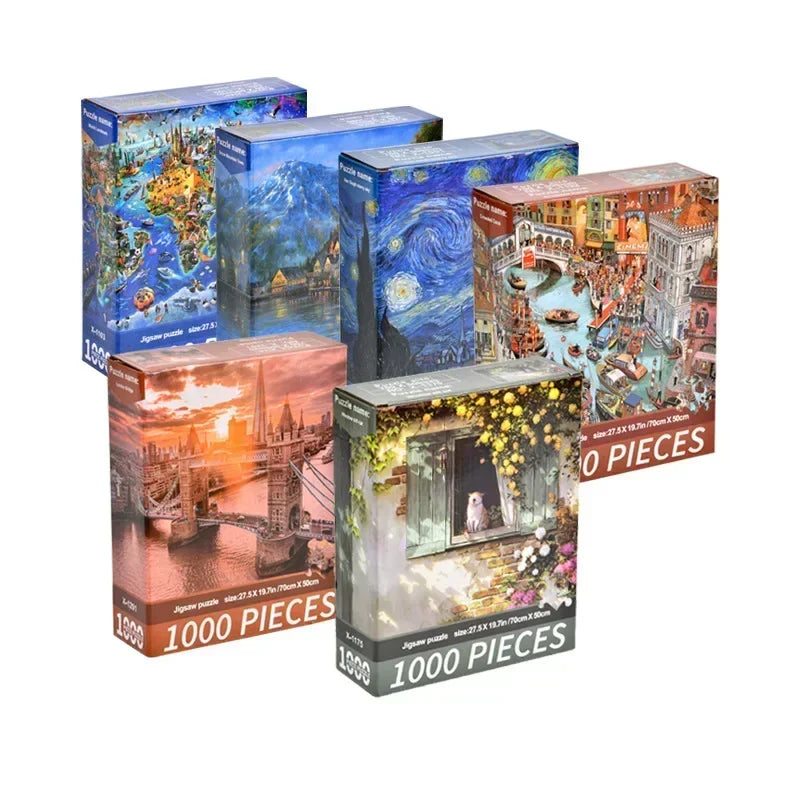 World Escapes Jigsaw Puzzle Collection - 1000 pieces