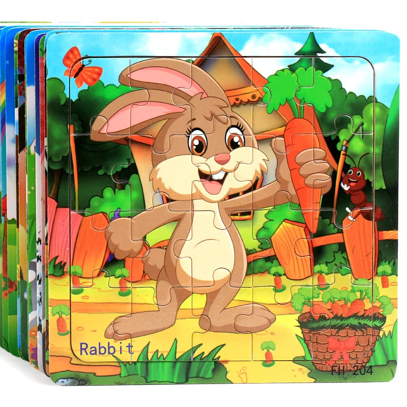 Kids Learning Puzzle Set