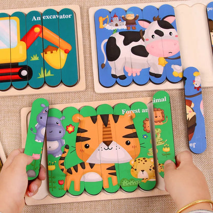 Flip & Learn Puzzle Board