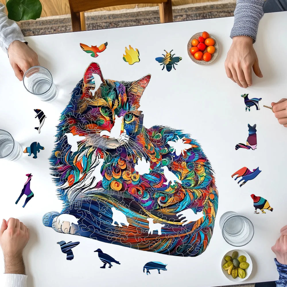 Vivid Cat Puzzle