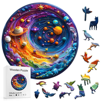 Solar System Wooden Puzzle