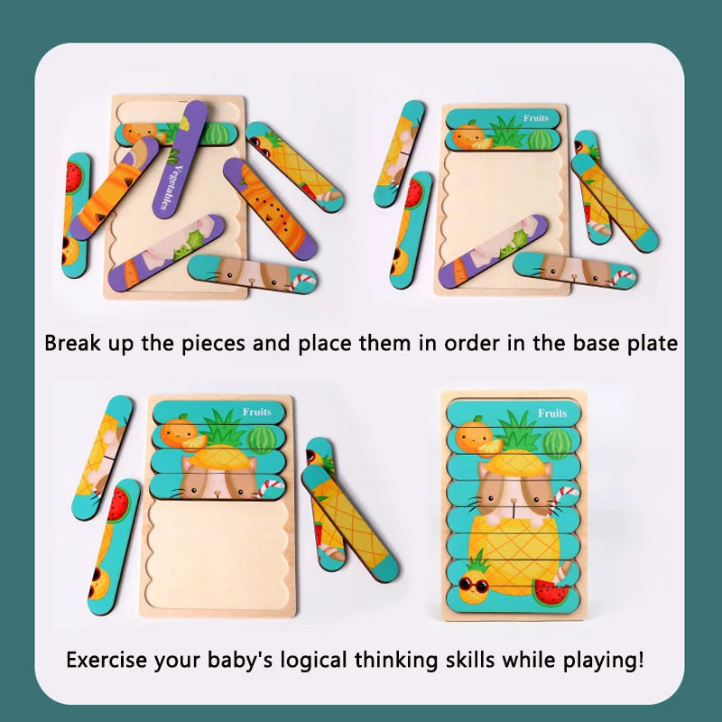 Flip & Learn Puzzle Board