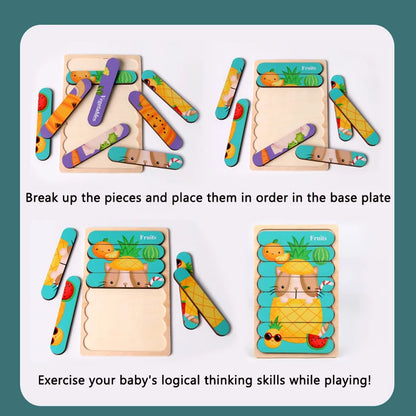 Flip & Learn Puzzle Board