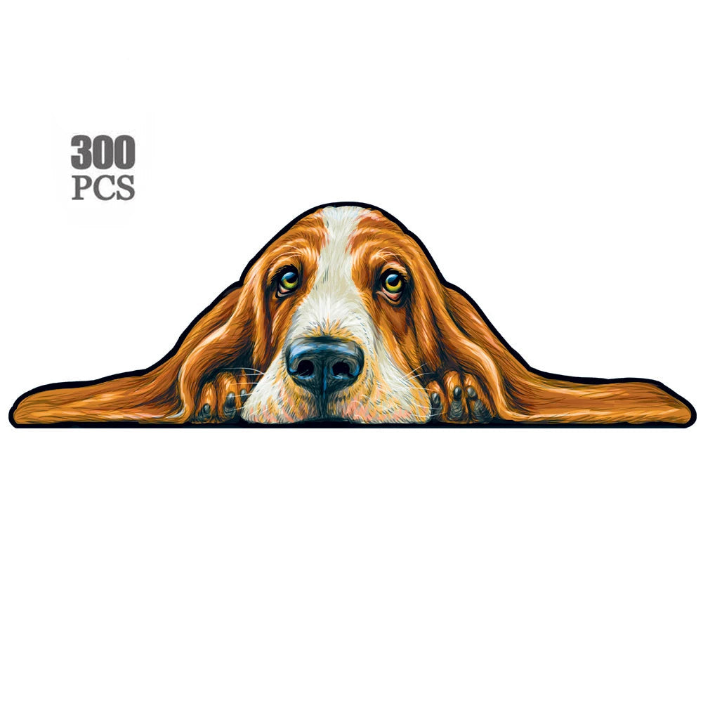 Colorful Dogs Wooden Puzzle Collection