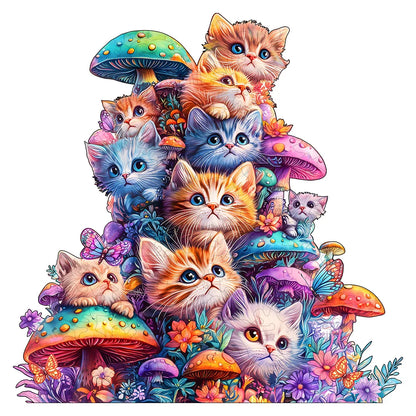 Enchanted Kittens Wooden Puzzle