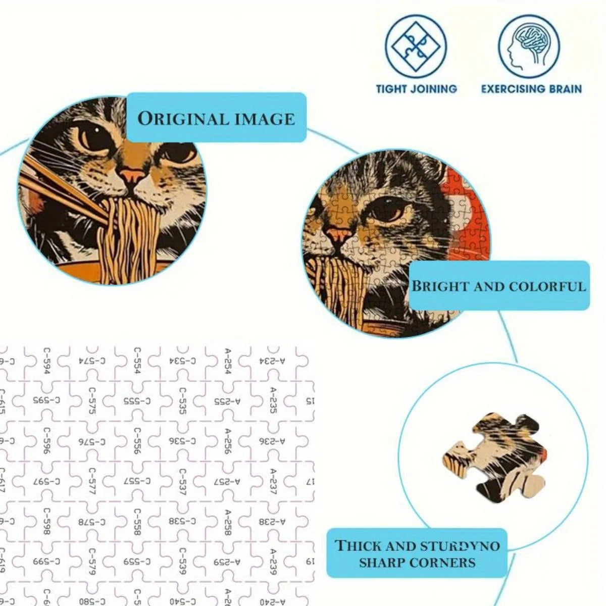 Ramen Cat - 1000 pieces