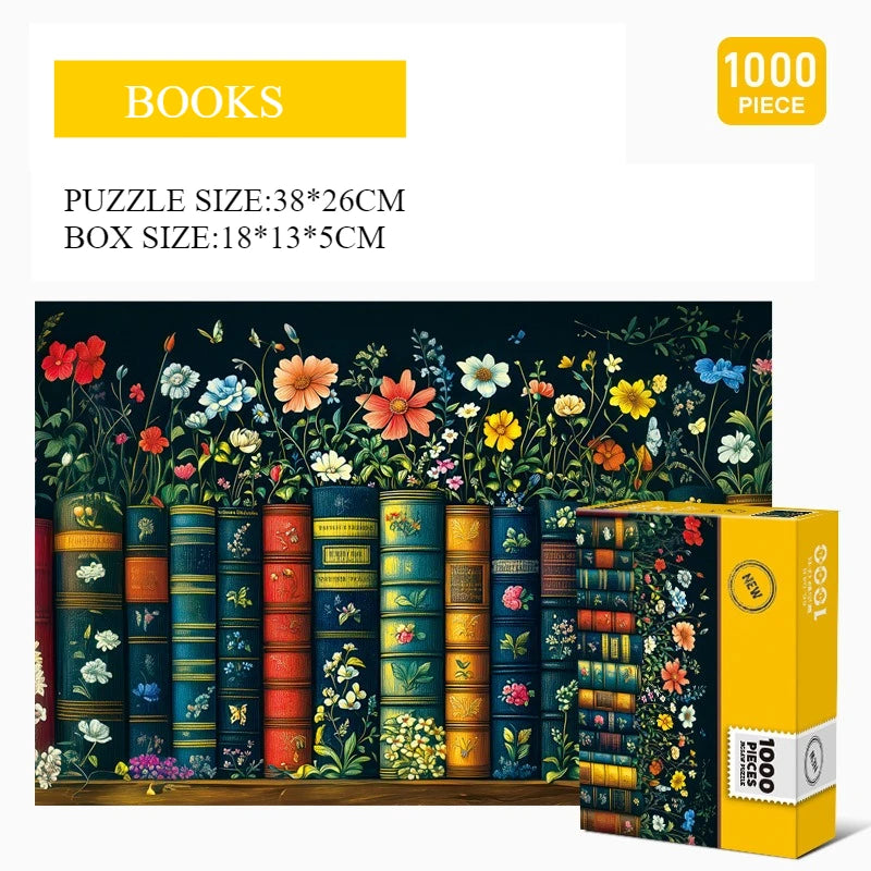 1000 Piece Mini Jigsaw Puzzle – Colorful & Scenic Designs