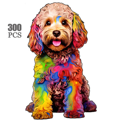 Colorful Dogs Wooden Puzzle Collection