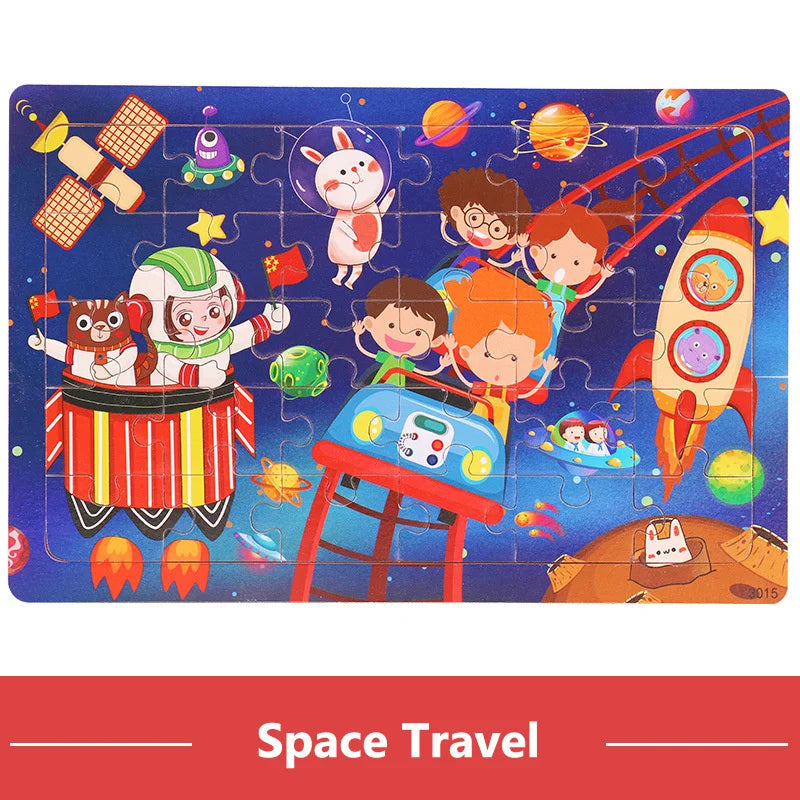30 Piece Educational Kids Jigsaw Puzzle