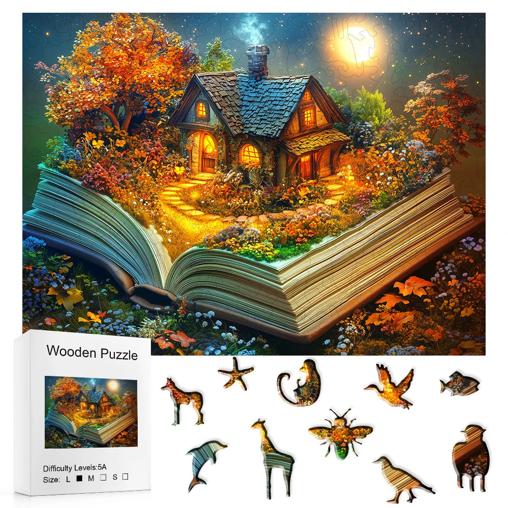 Enchanted Storybook Wooden Puzzle