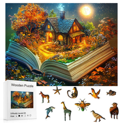 Enchanted Storybook Wooden Puzzle