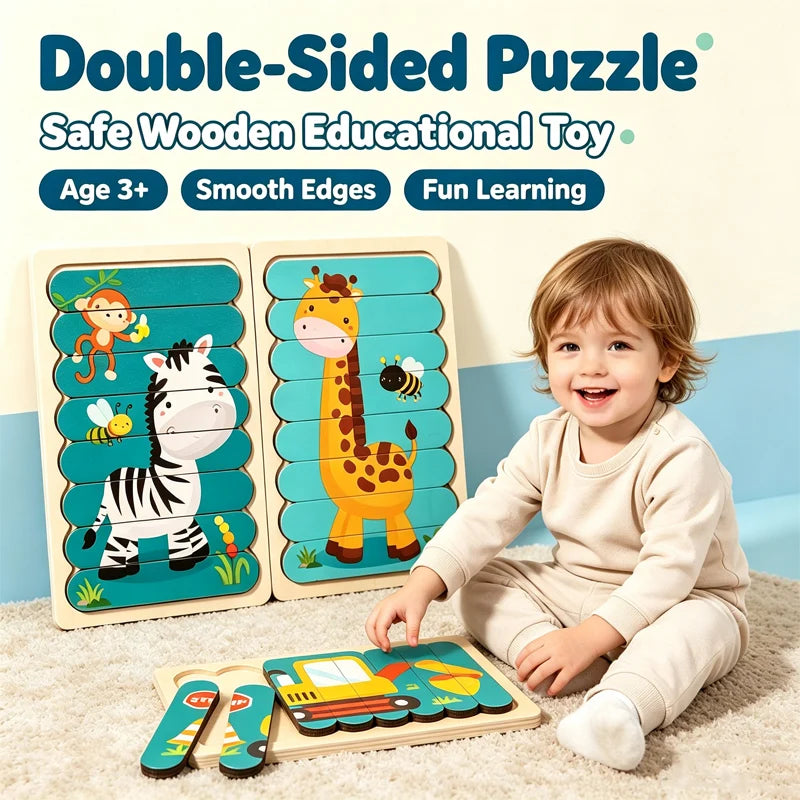 Flip & Learn Puzzle Board